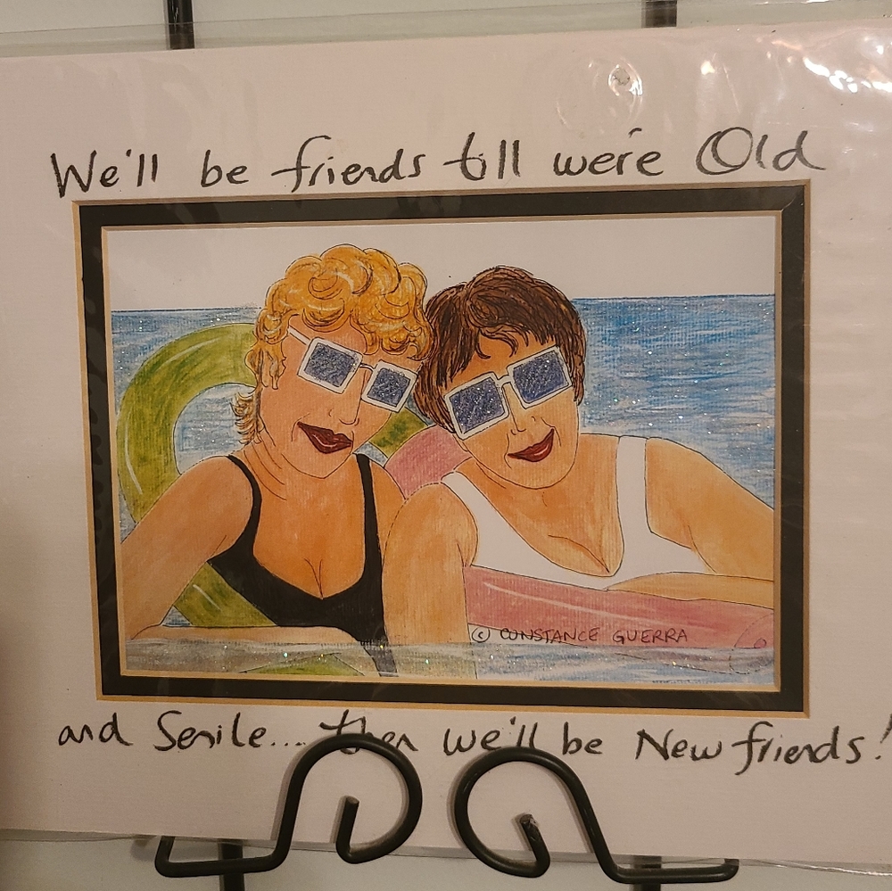 Humorous Girlfriend Art by Constance Guerra